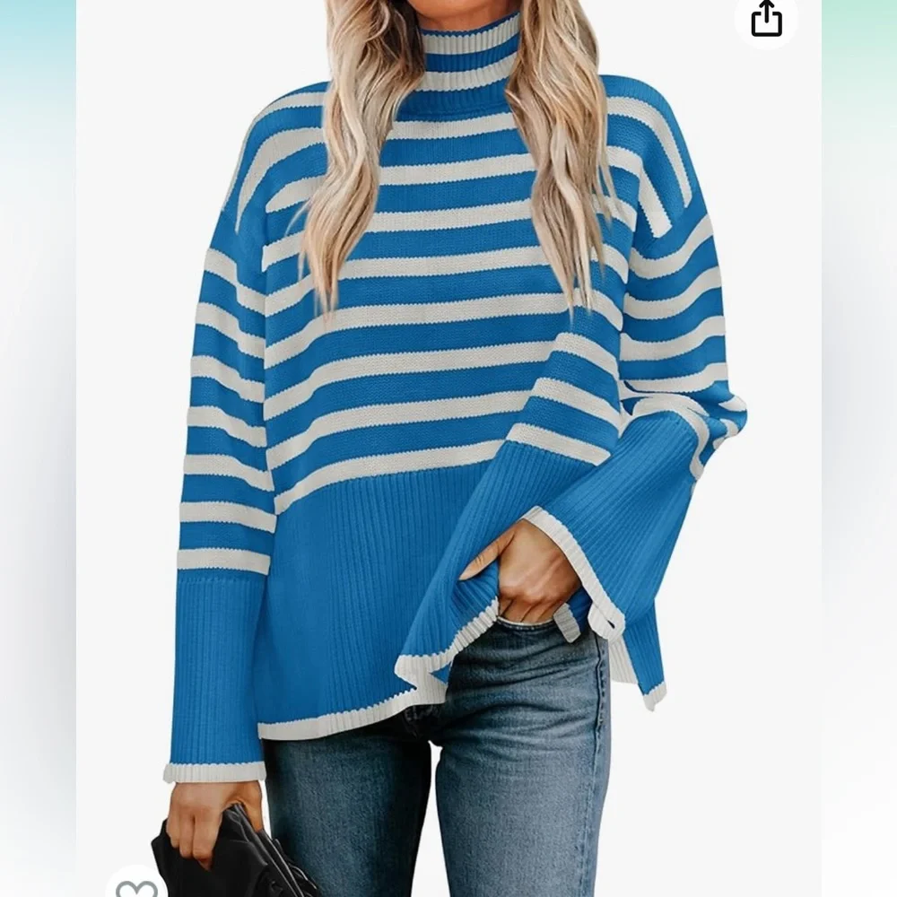 NWT Zesica Fall Mock Neck Sweater - Picture 1 of 11
